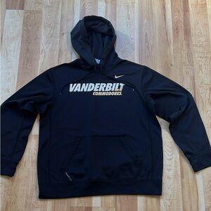 Nike Vanderbilt Commodores Therma Fit Black  Gold Men's Sweatshirt hoodie large
